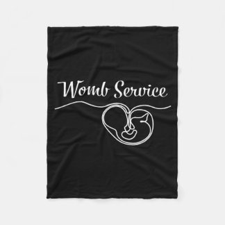 Womb Service New Mom Ld Nicu Nurse Pregnancy Fleece Blanket