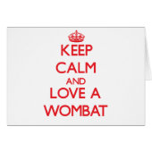 Wombat Cards (Front Horizontal)