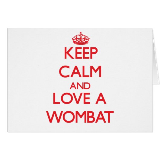 Wombat Cards (Front Horizontal)
