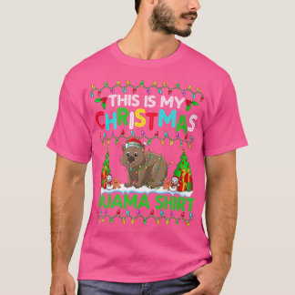 Wombat Christmas Xmas Funny Wombat Lover T-Shirt
