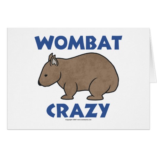 Wombat Crazy II Cards (Front Horizontal)