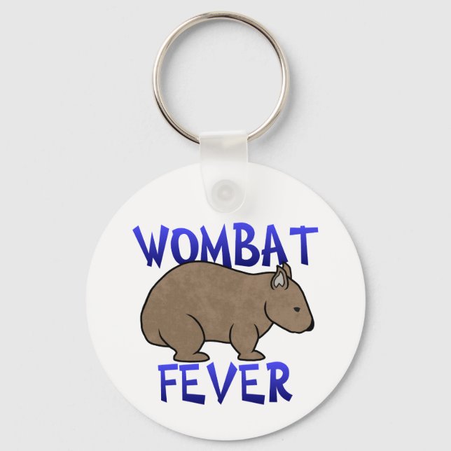 Wombat Fever II Keychain (Front)