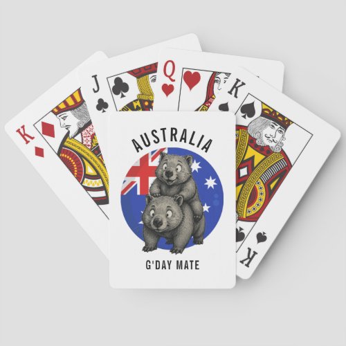 wombat friends poker cards
