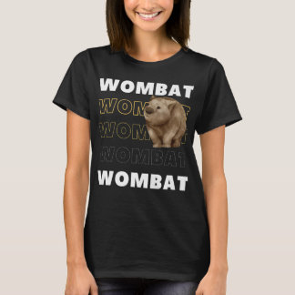 Wombat Funny Animal Zoo Australia gifts T-Shirt