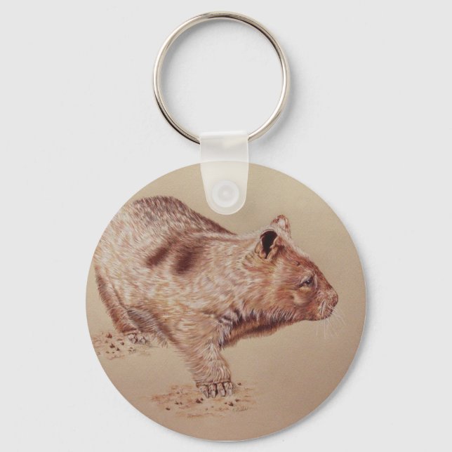 Wombat Keychain (Front)