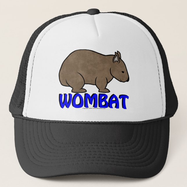 Wombat Logo III Trucker Hat (Front)