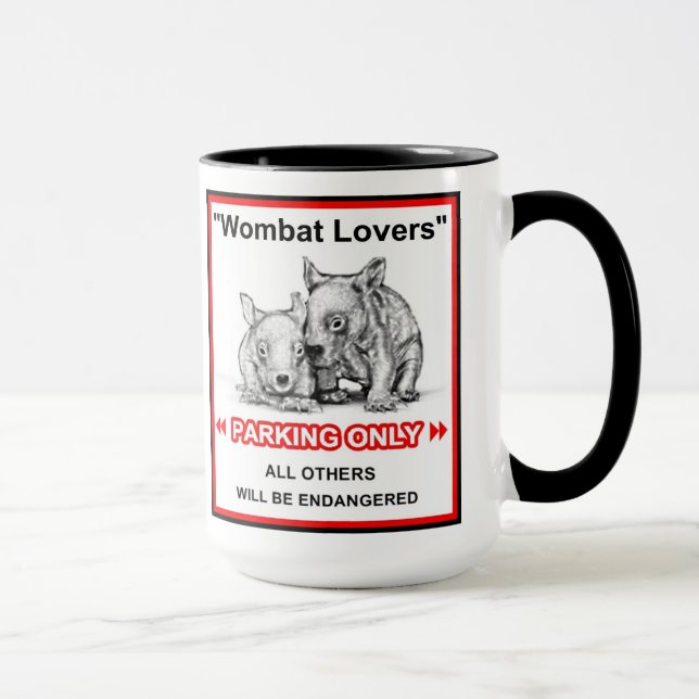 Wombat Lover Mug (Right)