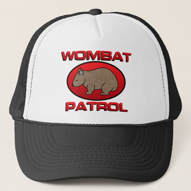 Wombat Patrol III Trucker Hat (Front)