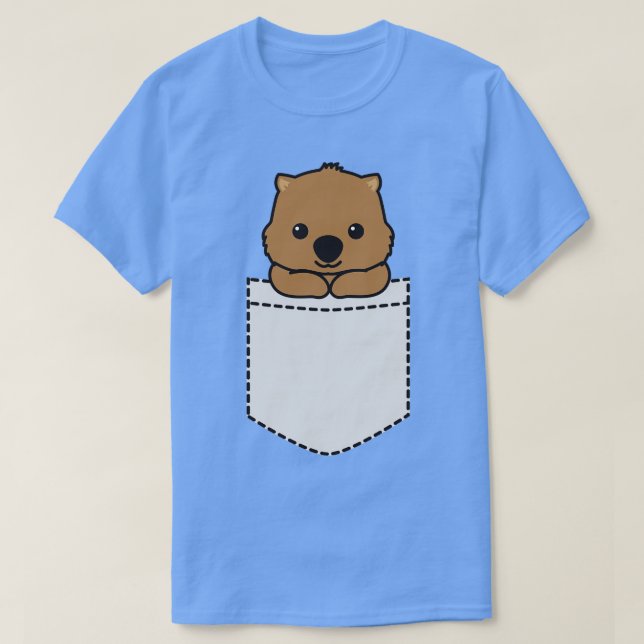 Wombat Pocket T-Shirt (Design Front)