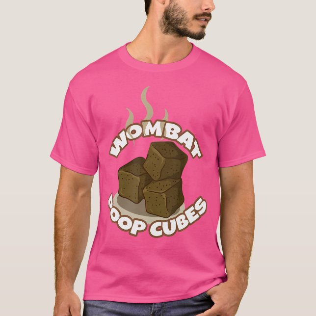Wombat Poop Cubes T-Shirt (Front)