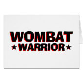 Wombat Warrior (Front Horizontal)