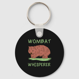 Wombat Whisperer Keychain