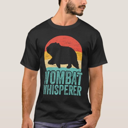 Wombat Whisperer Marsupial Australia Animal Wombat T_Shirt