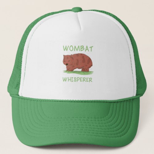 Wombat Whisperer Trucker Hat