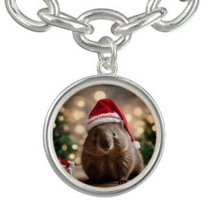 "Wombat Wonderland: A Cozy Christmas Eve" Bracelet