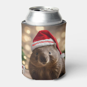 "Wombat Wonderland: A Cozy Christmas Eve" Can Cooler