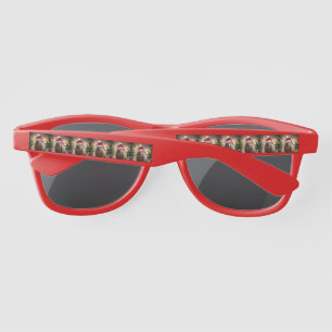 "Wombat Wonderland: A Cozy Christmas Eve" Sunglasses