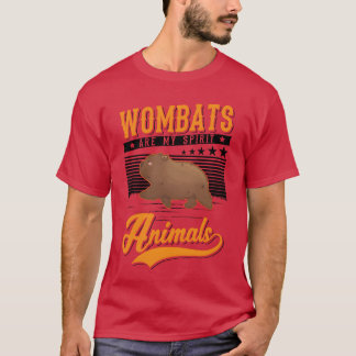 Wombats Are My Spirit Animals vintage T-Shirt