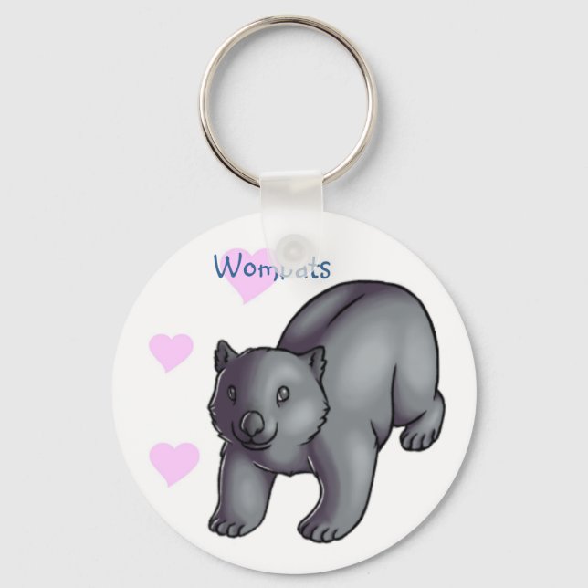 Wombats Keychain (Front)