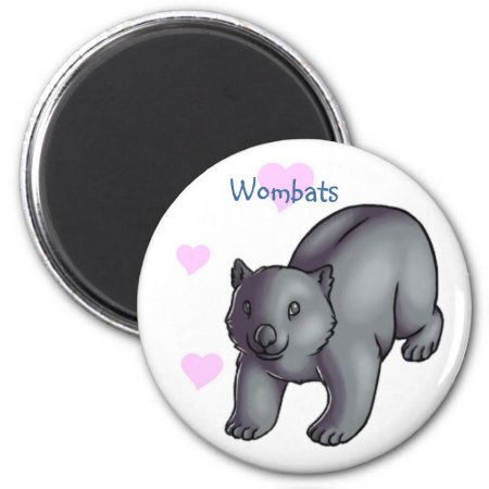 Wombats Magnet