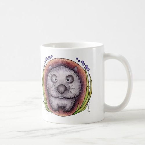 'Wombie' the wombat mug