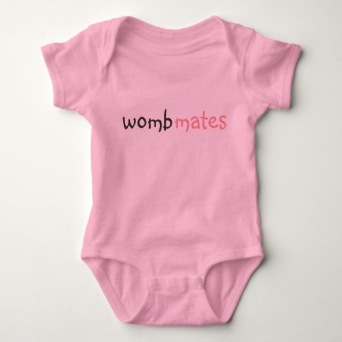 wombmates baby bodysuit