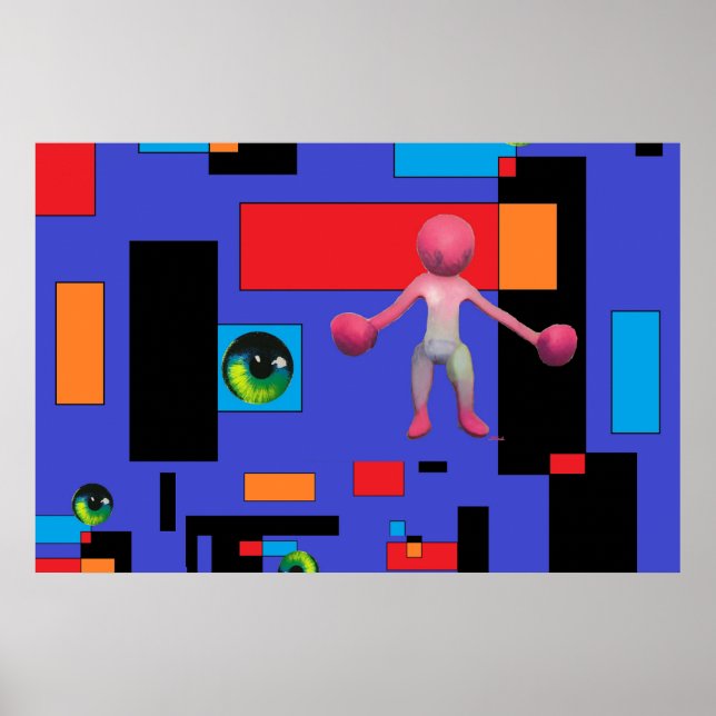 Wombo More Often Than Not Surrealism Poster (Front)