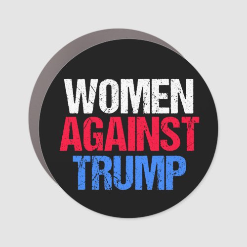 Women Against Trump 2024 Election Black Car Magnet
