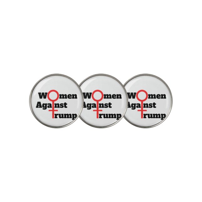 Women Against Trump Golf Ball Markers (3 Up)