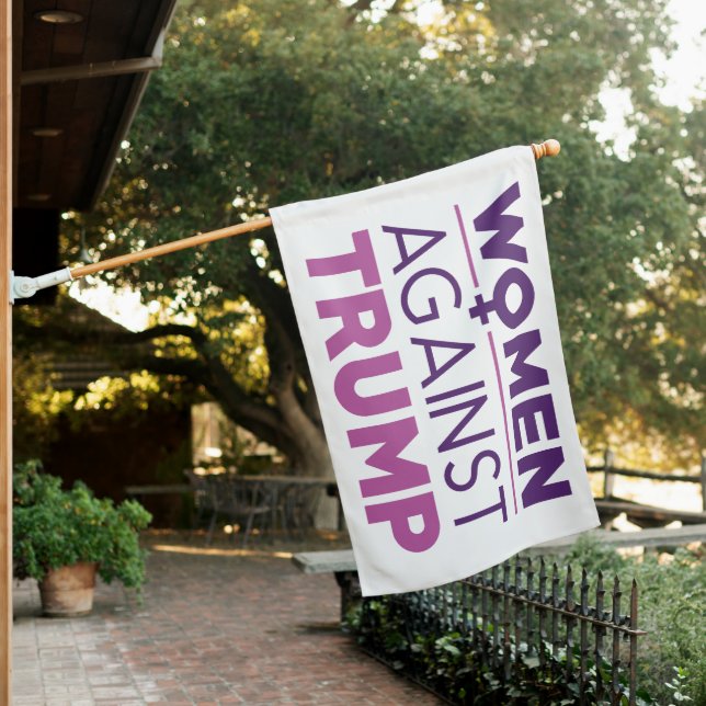 Women Against Trump House Flag (In SItu)