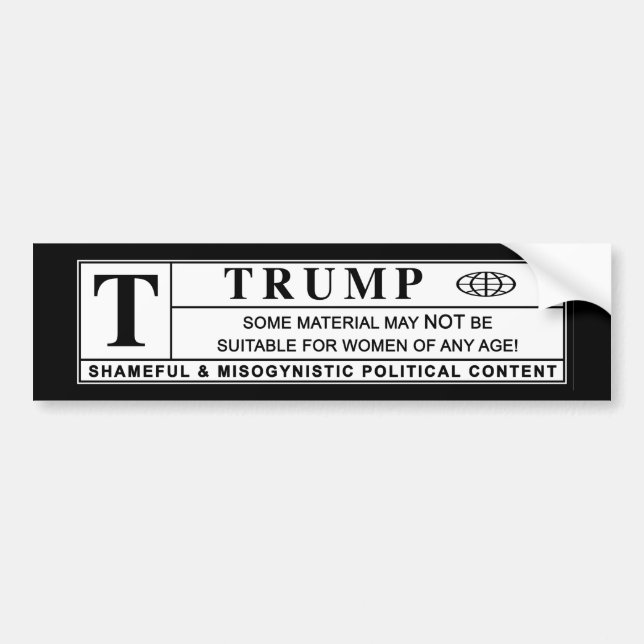 Women Against Trump Warning Label (Front)