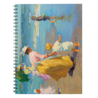 Women and children at the beach Edward Potthast Notebook