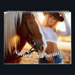 Women and horses calendar<br><div class="desc">Calendar, women and horses</div>