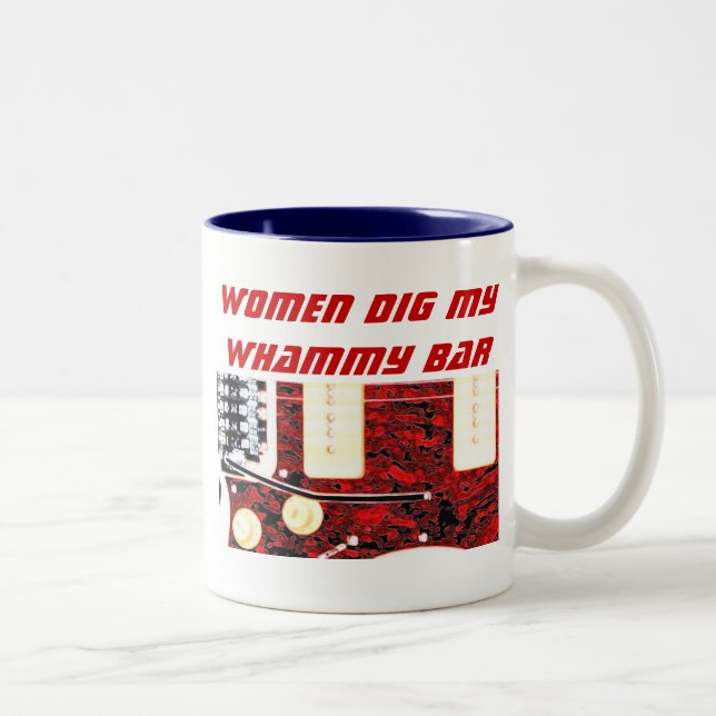 Women and Whammy Bar Two-Tone Coffee Mug (Right)