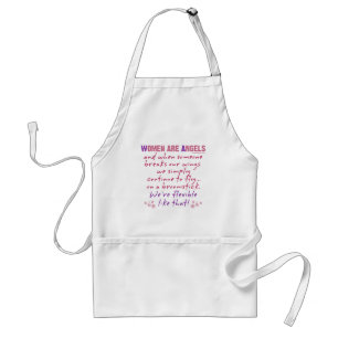 Women are Angels Adult Apron
