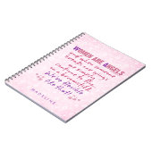 Women are Angels Personalized Notebook (Left Side)