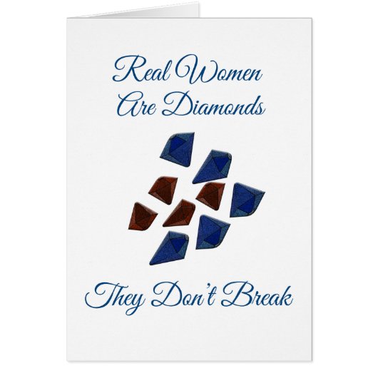 Women Are Diamonds Cards (Front)