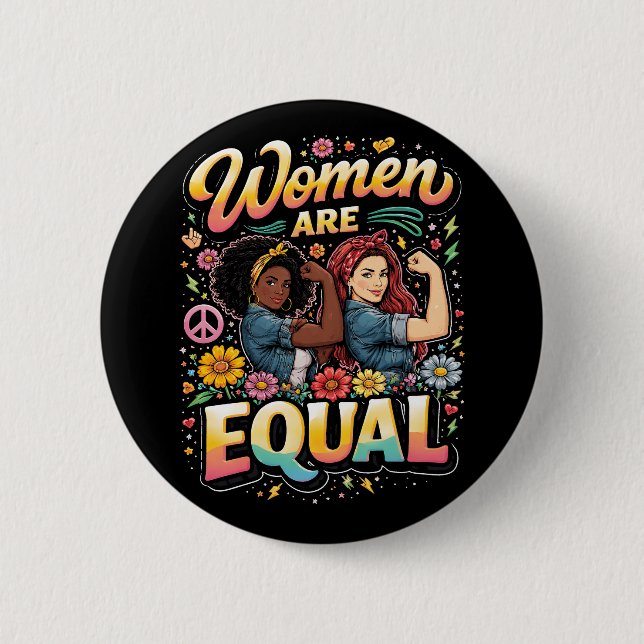 Women Are Equal Button (Front)
