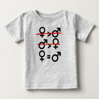 Women are Equal to Men --  Baby T-Shirt