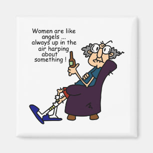 Women Are Like Angels Magnet