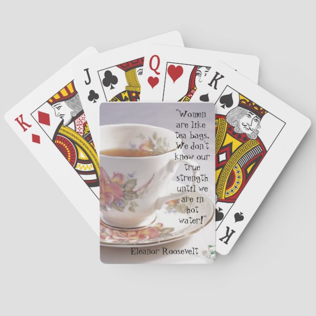 Women are like.... poker cards (Back)