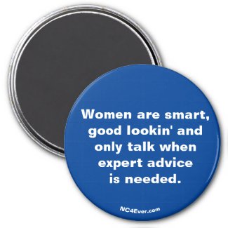 Women are smart ... magnet