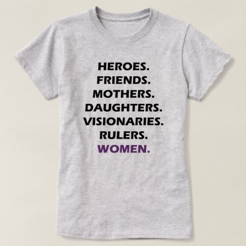 Women Are Womens History Month T_Shirt