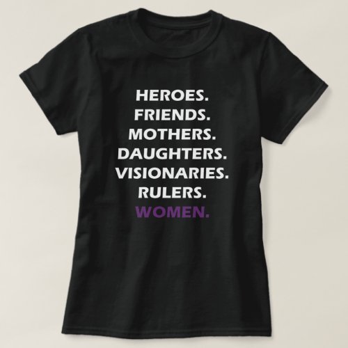 Women Are Womens History Month T_Shirt