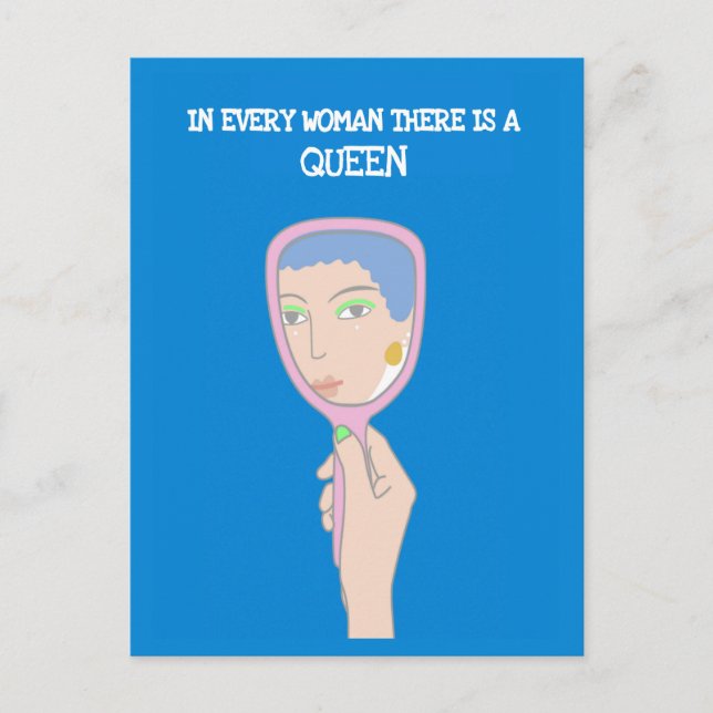 Women are wonderful creature postcard (Front)