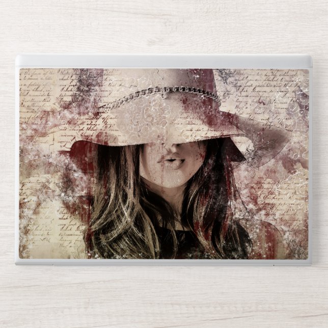 women art HP laptop skin (Front)