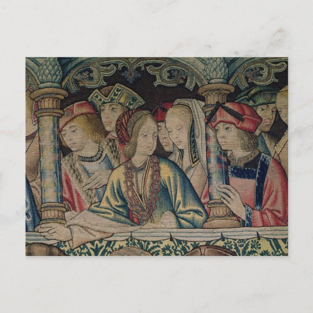 Women at the court of David Postcard (Front)