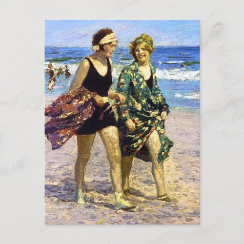 Women at the Sea Edward Henry Potthast Postcard