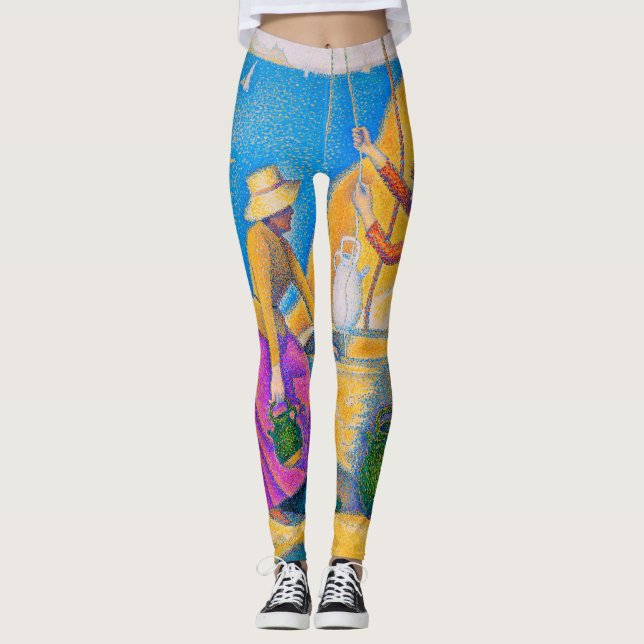 Women at the Well, Signac Leggings (Front)