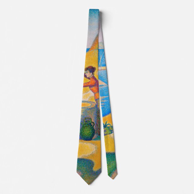 Women at the Well, Signac Neck Tie (Front)